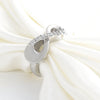 Infinity Cremation Ring for Ashes Holder Keepsake Jewelry Stainless Steel Memorial Finger Ring for Women - Image 4