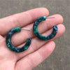 21 Colors Acetate Earrings For Women Green Wedding Prom Acetic Acid Hoop Earrings Jewelry Accessories Gift - Image 25