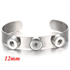 Snaps Jewelry Stainless Steel Snap Button Bracelet Cuff Bangle for Women Men Fit 12mm 18mm Snap Buttons Interchangeable Jewelry - Image 20