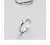 Modian New Sparkling AAA Zircon Sterling Silver 925 Ring for Women Free Size Ring Wedding Engagement Statement Jewelry