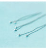 Modian Long Tassel Bead Swing Charm Drop Earrings Classic 925 Sterling Silver Exquisite Jewelry For Women S925 Present