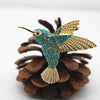 Retro Cute Hummingbird Brooch Female Corsage Coat Pin Brooch Jewelry for Women Wedding Party Accessories - Image 1