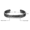 Viking Style Titanium Steel Bracelets Jewelry Pulseira Accessories Men Women Punk Rhombus Cuff Bangles for Boys Men - Image 9