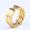Unique Deformation Kissing Fish Ring for Men Stainless Steel Engraved Forever Rings Male Wedding Band BR - Image 10