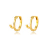 Initial Letter Stud Earrings For Women Stainless Steel Letter A-Z Piercing Earring Korean Jewelry Gift - Image 7