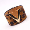 Europe Crack Leather Bracelet For Women All-Match V Word Wide Punk Style Soft Jewellery Cool - Image 9