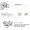 Brilliant Star Butterfly and Snowflake Stud Earrings in Multiple Designs - Image 42