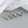 Oval Crystal Hoop Earrings in Multiple Color Combinations - Image 18
