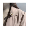 Cute Pearl Bow Brooch Small Sweater Pearl Decoration Brooches Pin For Wedding Woman - Image 3