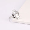 Geometric Filigree Flower Rings for Women Stainless Steel Vintage Four-leaf Clover Ring Birthday Jewelry Gift - Image 8