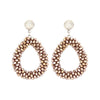 Water Drop Earrings for Women Faceted Beads Handmade Crystal Earring Big Earrings Long Earrings vintage - Image 10