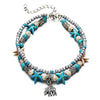 Bohemian Multi-layer Starfish Turtle Anklets For Women Vintage Elephant Owl Beads Chain on Leg Ankle Bracelet Beach Jewelry - Image 10