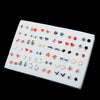 18/36/100Pairs Women Star Moon Small Plastic Stud Earrings Set Girl Children Cartoon Geometric Party Birthday Christmas Jewelry - Image 8
