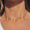 Simple Candy Color Tassel Necklace for Women Aesthetic All-match Pendant Jewelry Choker Neck Accessories Gift Chain - Image 1