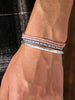 3Pcs/Set Silver Color Leaf Cuff Bracelet Bangle Tibetan Handmade Weave Adjustable Tassel Rope Chain Bracelet Dropshiping - Image 6