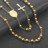 Stainless Steel Vintage Cross Bohemia Religious Rosary Pendant Necklace For Women Men Charm Jewelry Gifts - Image 1
