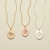 Women Accessories Jewelry Semicolon Engraved Pendant Necklace - Image 3