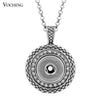 Stainless Steel Chain Vocheng Interchangeable Jewerly Ginger Snap Jewelry Toggle Necklace Pendant for 18mm Snap Charms - Image 26