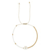Simple Thin Bracelet Shell A-Z Initial Letter Charm Bracelets Jewelry for Women Gold Color Miyuki Beads - Image 31