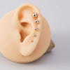5Pcs 2.5/3/4/5/6mm Balls Cartilage Helix Ear Piercings Tragus Ball Studs Surgical Steel Barbell Earring Body Jewelry 16G - Image 28