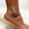 Crystal A-Z Letter Initial Anklets Bracelet for Women,Cuban Link Anklet Stainless Steel Beach Leg Foot Chains - Image 10