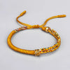 Handmade Bracelet Tibetan Buddhist Six-character Mantra Beads Braided Cotton Lucky Rope Bracelets For Women Men Amulet Jewellry - Image 7