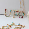 Women Girl Initial Letter Necklace 26 A-Z Charm Long Chain Pendants Copper CZ Jewelry Personal Jewelry Gifts - Image 6