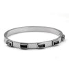 Open Cuff Bangles Bracelets Crystal Zirconia Rose Gold Color Stainless Steel Bracelet for Women Men Jewelry - Image 13