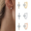 Crmya Gold Silver Filled Hoop Earrings For Women Opal Zircon Earring Hoops Mini Earings Ear Jewelry - Image 6