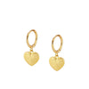 Crmya Gold Silver Filled Heart Hoop Earrings CZ Zircon Long Chain Stud Earings For Women Girls Jewelry - Image 30