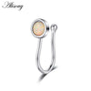 1pc Zirconia Fake Piercing Clip Nose Ring Body Jewelry for Women Ear Cuffs Heart Cross Star Leaf Flowers Clip Nose Rings - Image 20