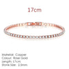 2.5mm Zirconia Tennis Bracelet for Women Crystal Charm Tennis Thin Chain Bracelet on Hand Wedding Jewelry - Image 8