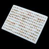 18/36/100Pairs Women Star Moon Small Plastic Stud Earrings Set Girl Children Cartoon Geometric Party Birthday Christmas Jewelry - Image 36