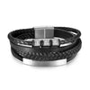Stainless Steel Beaded Bracelet Men's Jewelry Classic Multilayer Braided Leather Bracelet Year Men Gift - Image 9
