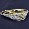 30-100mm Hoops Earrings With Rhinestone Circle Crystal Earrings Big Basketball Wives CZ Hiphop Earrings Women - Image 3