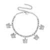 Shining Crystal Maple Leaf Anklets for Women Gold Silver Color Full Rhinestone Tennis Chain Ankle Bracelet Jewelry Gift - Image 7
