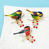 Multicolor Bird Brooch Pins Quality Enamel Ainmal Brooches Year Jewelry Gift Pyrrhula pyrrhula - Image 6