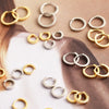 Minimalist Circle Hoop Earrings in 8 mm to 14 mm Sizes - Image 6