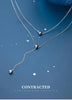 MODIAN Minimalism Three Layer Beads Y-Shape Necklace for Women 925 Sterling Silver Link Chain Necklace Fine Jewelry 2020 New