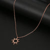 316L Stainless Steel Necklace Plated Ethnic Sun Totem Pendent Necklaces For Charm Women Birthday Party Jewelry - Image 4