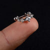Stainless Steel Cartilage Cuff Earring with 0.8 mm Gauge and 8 mm Shaft - Image 40