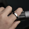 6mm Simple Women Men Ring Stainless Steel Black Gold Color Charms Rings for Party - Image 3