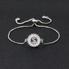 A-Z Initial Copper Cubic Zircon Letter Charm Bracelets Adjustable Chain For Women Lovers Jewelry Gift - Image 5