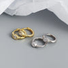 Oval Crystal Hoop Earrings in Multiple Color Combinations - Image 17