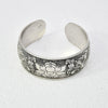 Vintage Cuff Bracelet Tibetan Silver Plated Carved Flower Geometric Animal Opening Bangle Adjustable Indian Jewelry Women Gifts - Image 8