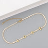 Letter Micro Pave Cubic Zircon Tennis Chain Love Necklaces for Women Crystal Gold Chokers Statement Jewelry - Image 4