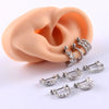 Stainless Steel Cartilage Cuff Earring with 0.8 mm Gauge and 8 mm Shaft - Image 4