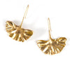 Simple Gold Color Metal Leaf Drop Earrings For Women Bohemian Large Dangle Earring Big Alloy Pendant Drop Earrings Punk - Image 4