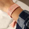 Bohemia Embroidery Letters Woven Tassel Bracelet For Women Handmade Adjustable Rope Braided Bracelet Retro Jewelry Gift - Image 54