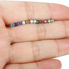 Simple Round Cubic Zirconia Stud Earrings for Women 12 Colors Available Daily Wear Versatile Jewelry - Image 5